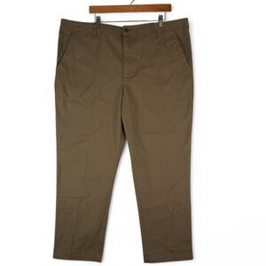 Magellan‎ Outdoors Chino Pants Mens 42X30 Brown Flat Front Heritage New